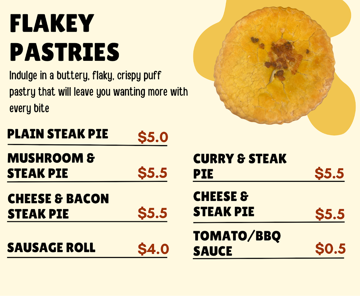 Menu, Huong Bakery