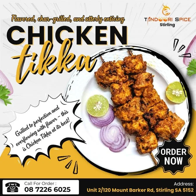 Menu, Tandoori Spice