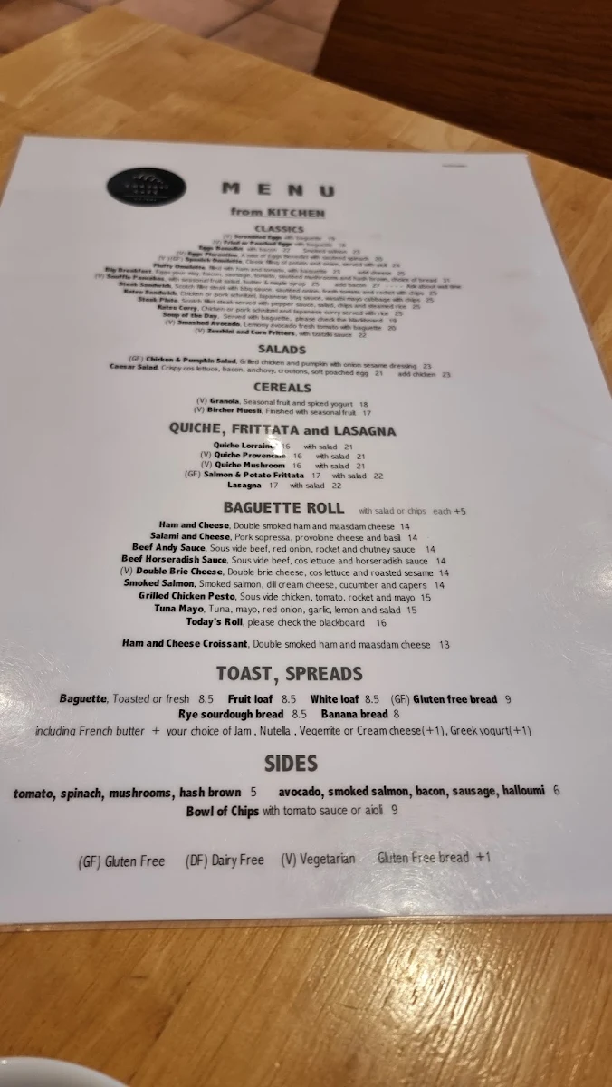 Menu, Chezest Cafe