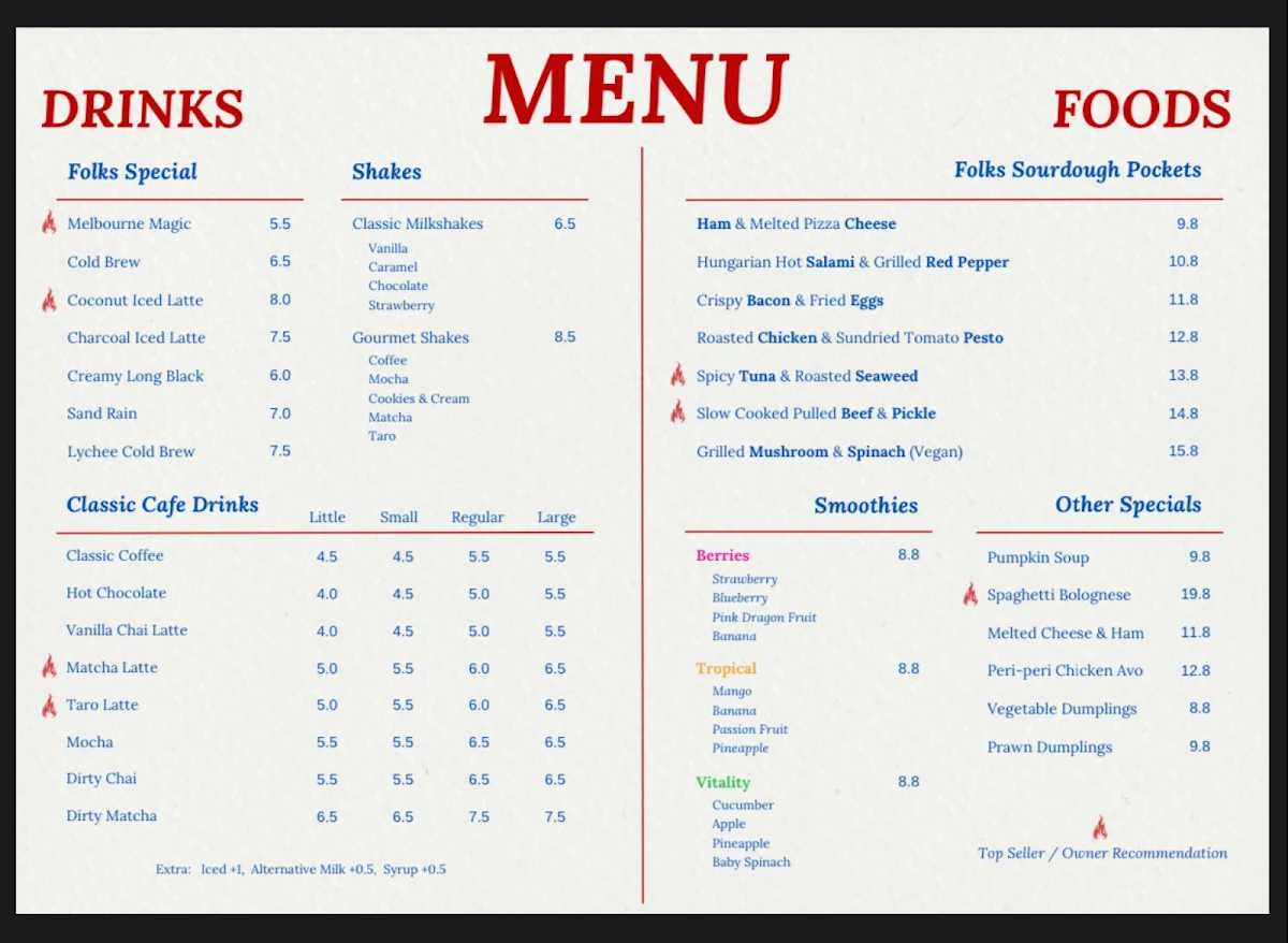 Menu photo 1