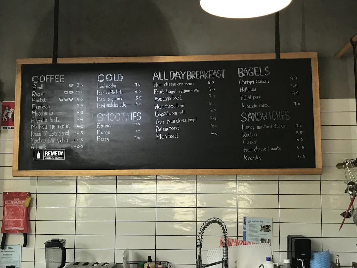 Menu, Remedy by LSR