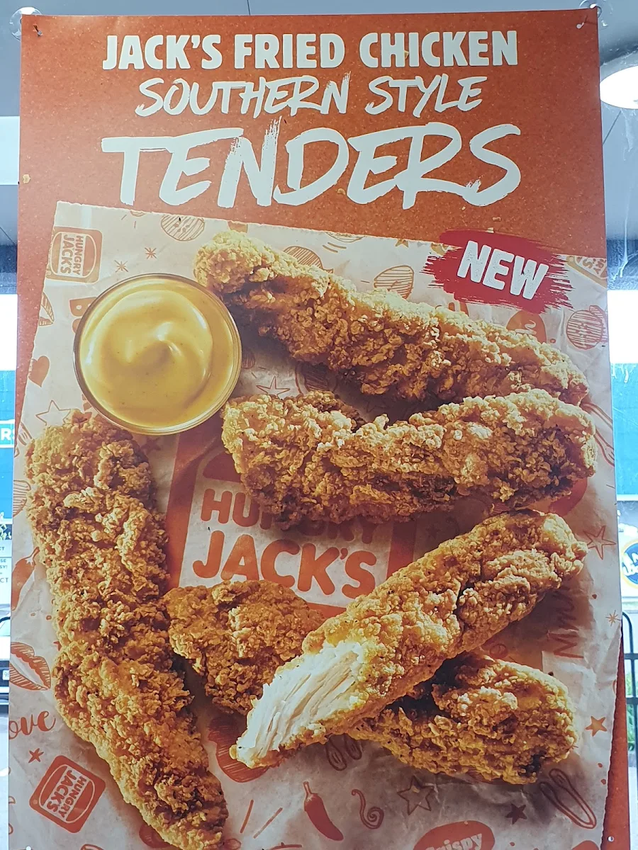 Menu, Hungry Jack's Burgers Townsville Domain