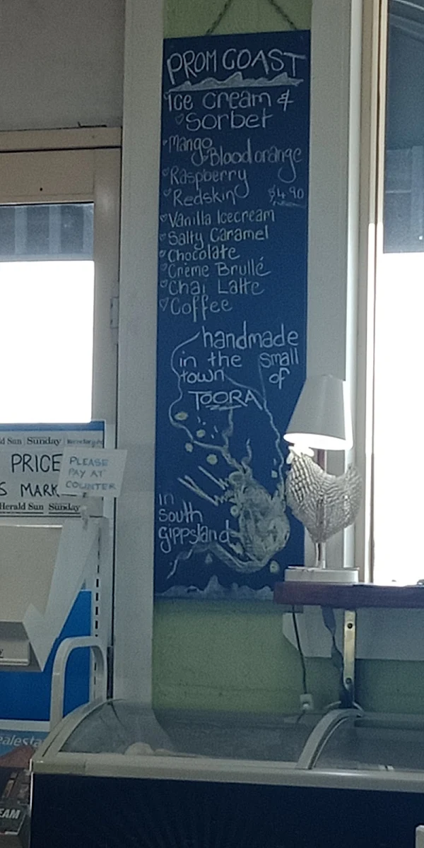 Menu, Grantville Pantry