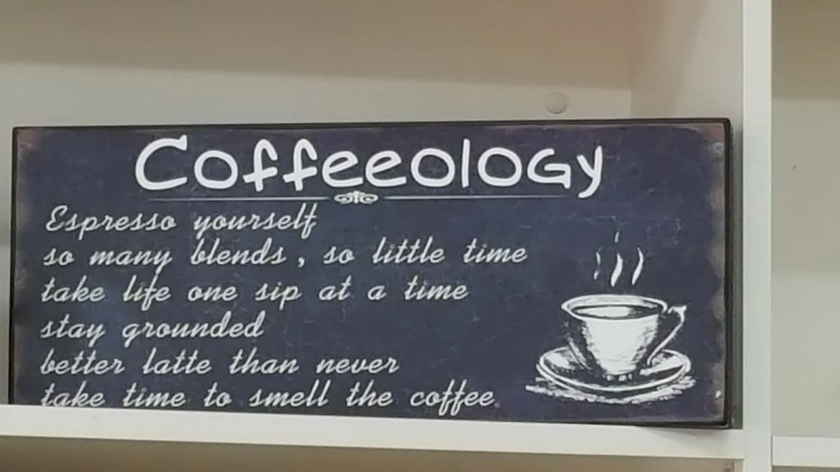 Menu, Cosmo Cafe