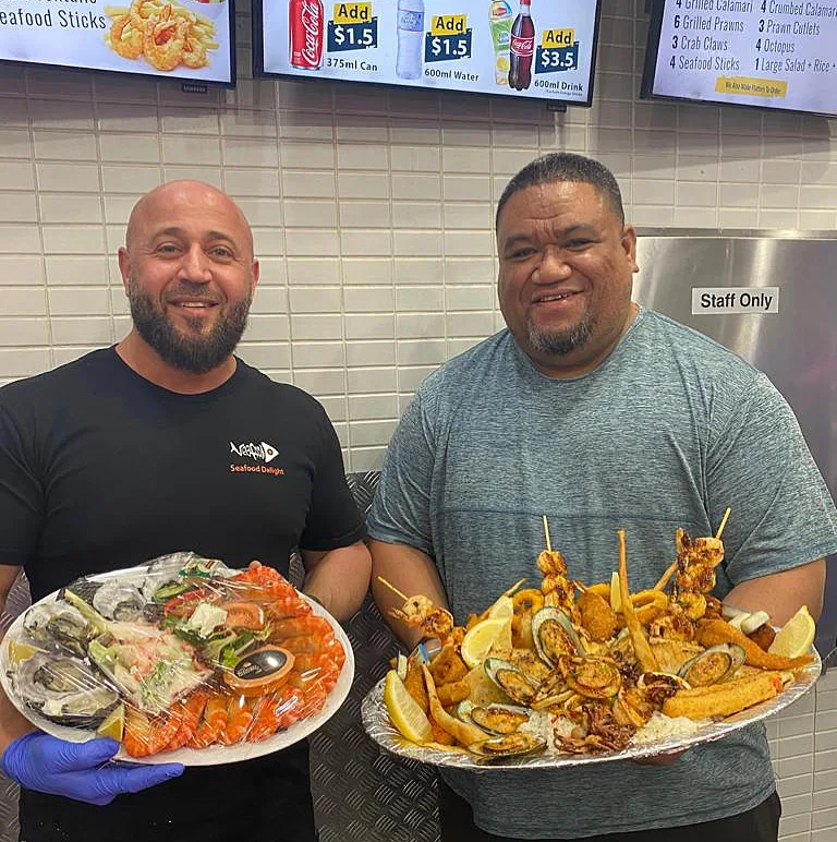 Menu, Seafood Delight