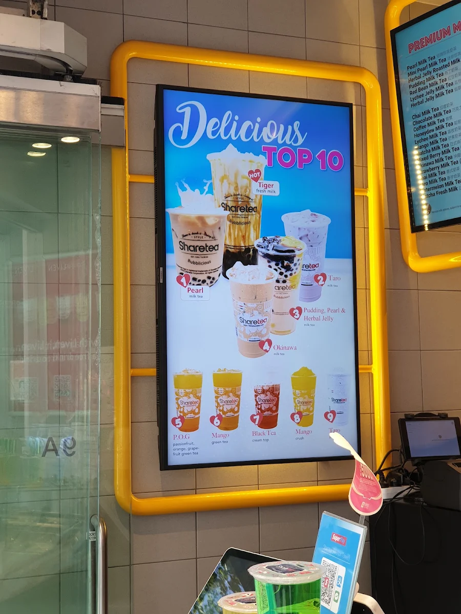 Menu, Sharetea Meriton Tower (George St)