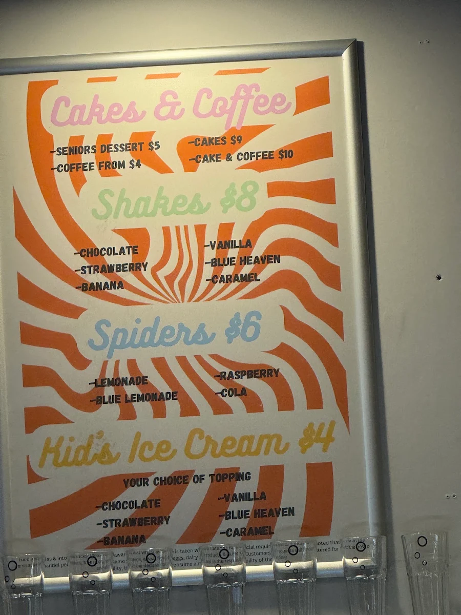 Menu, Matthew Flinders Hotel