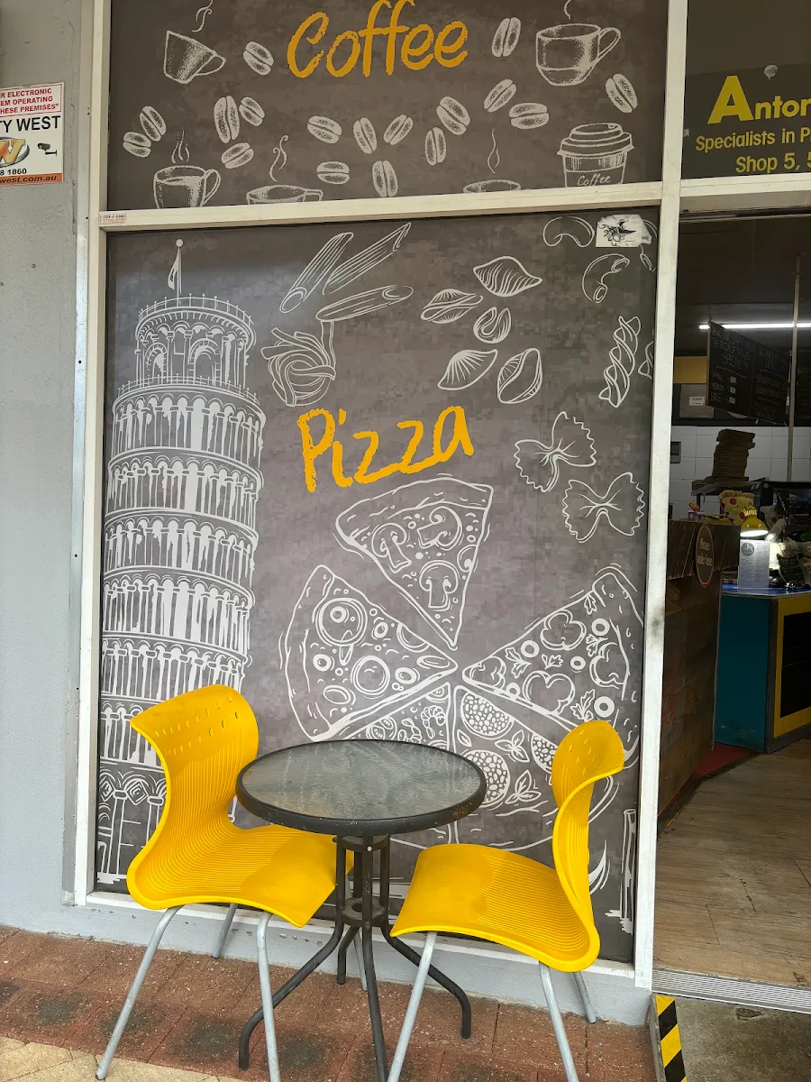 Menu, Antonio's Pizzeria