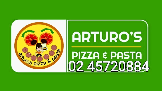 Menu, Arturos pizza & pasta
