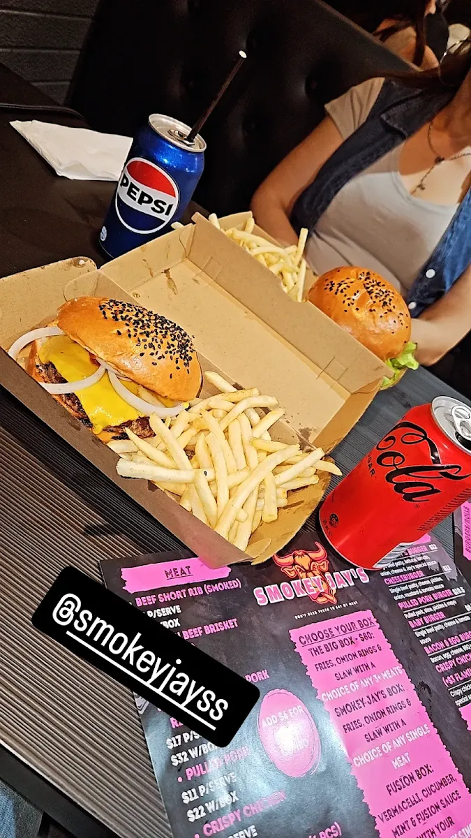 Menu, Smokey Jay’s
