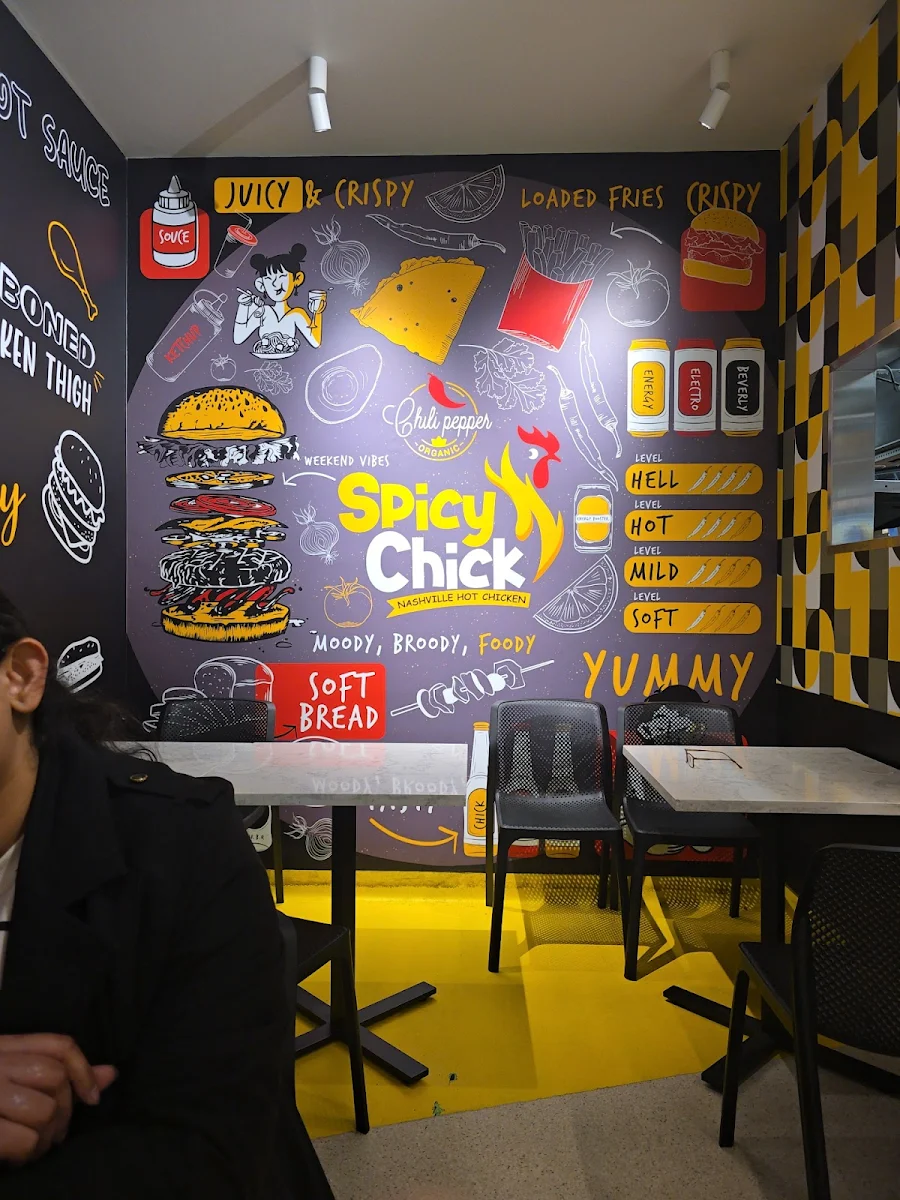 Menu, Spicy Chick ( halal certified suppliers)