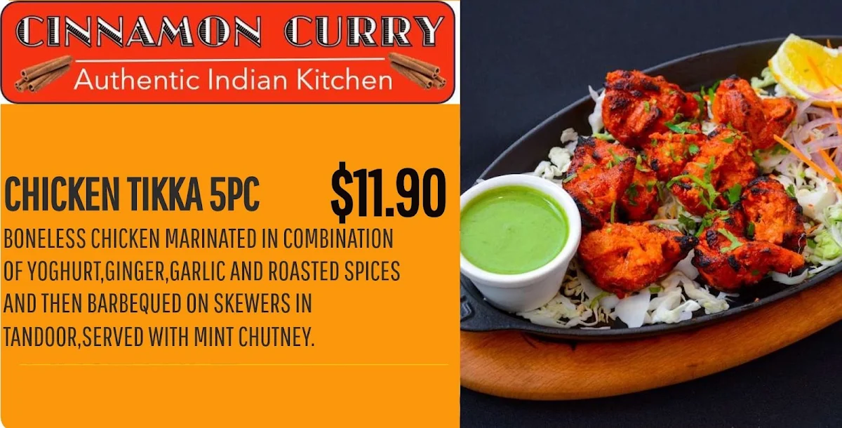 Menu, Cinnamon Curry