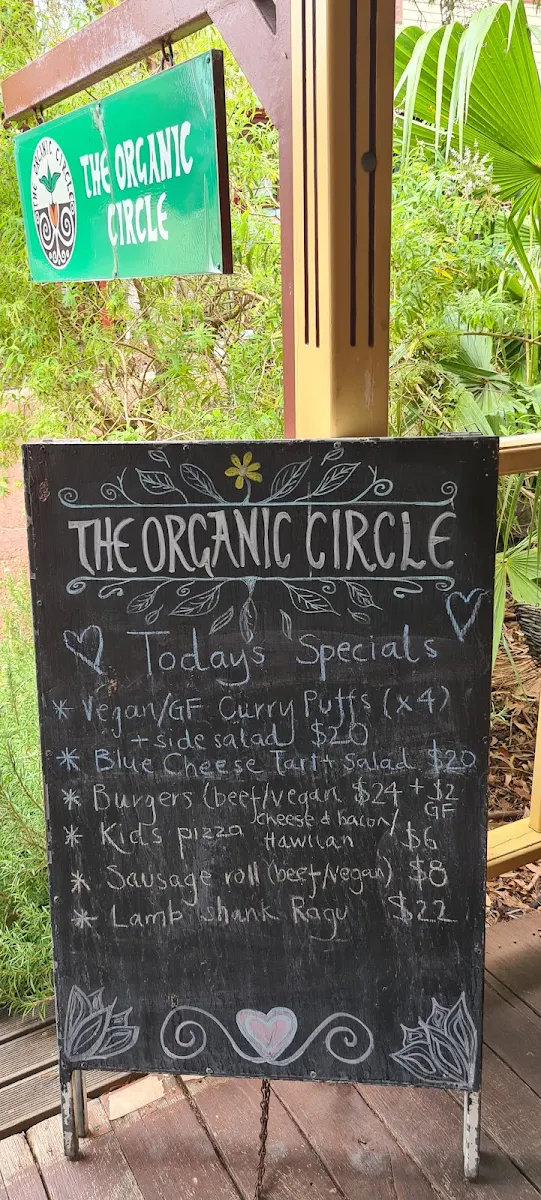 Menu, The Organic Circle