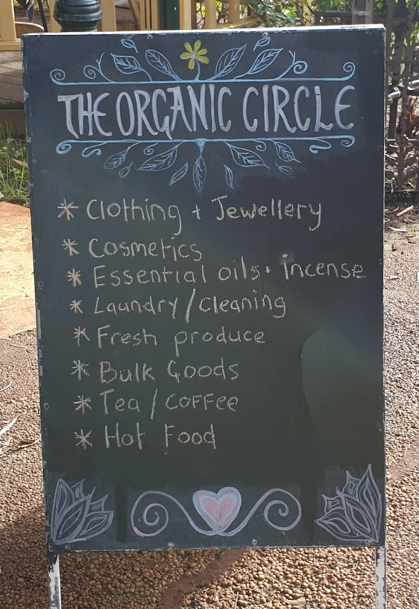 Menu, The Organic Circle