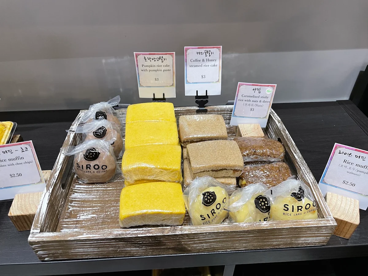 Menu, Siroo Rice Cake Cafe West Ryde