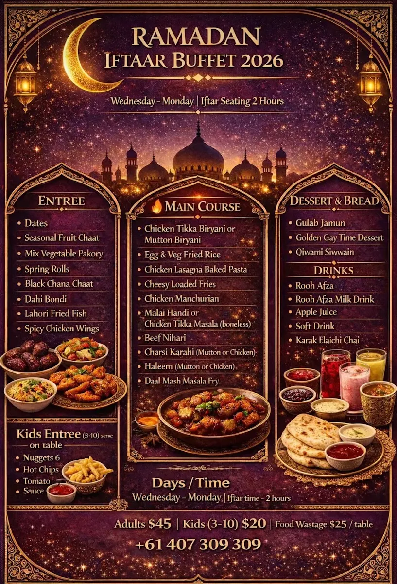 Menu, Do Darya Grounds