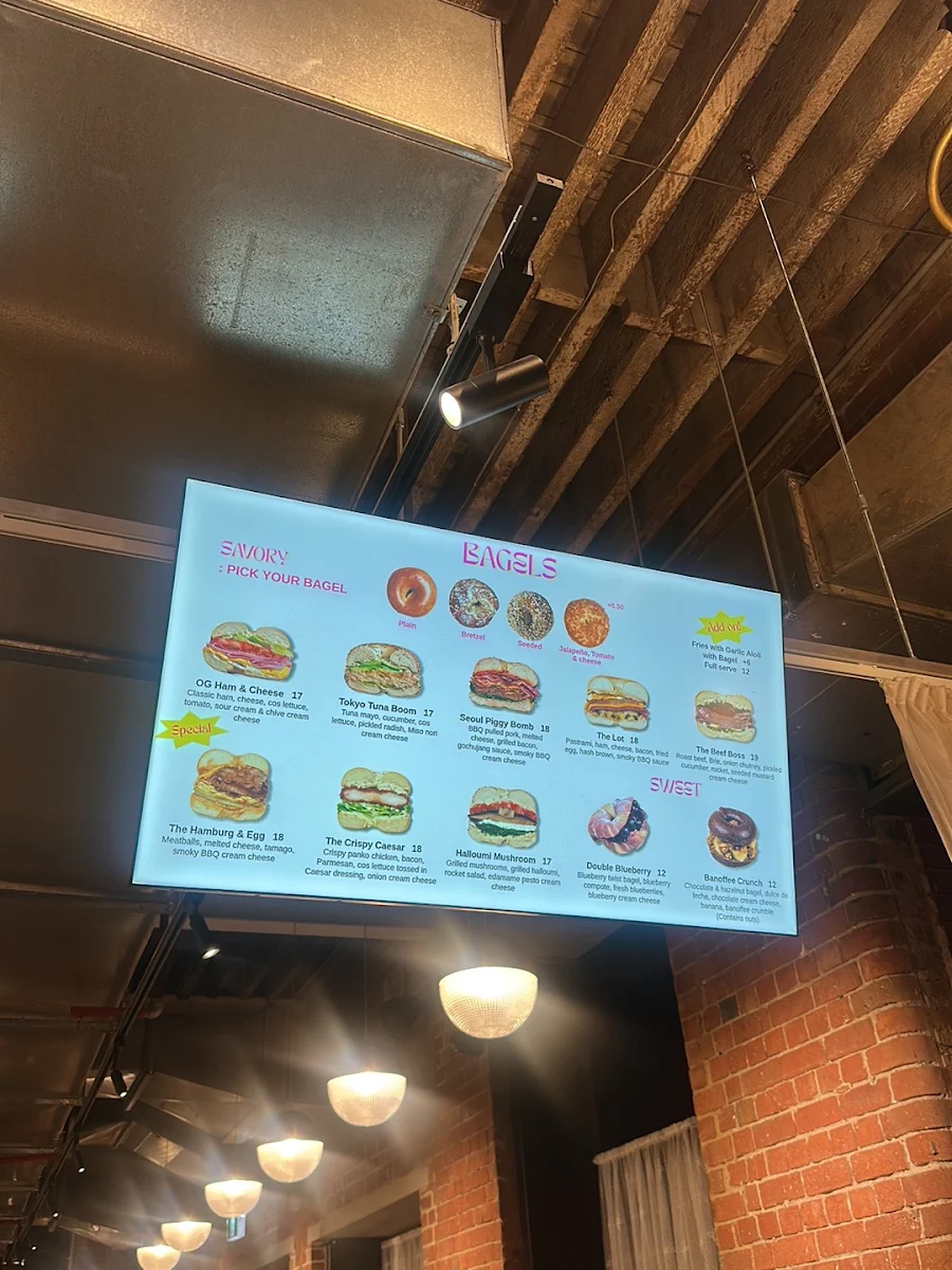 Menu, The Midday Workspace