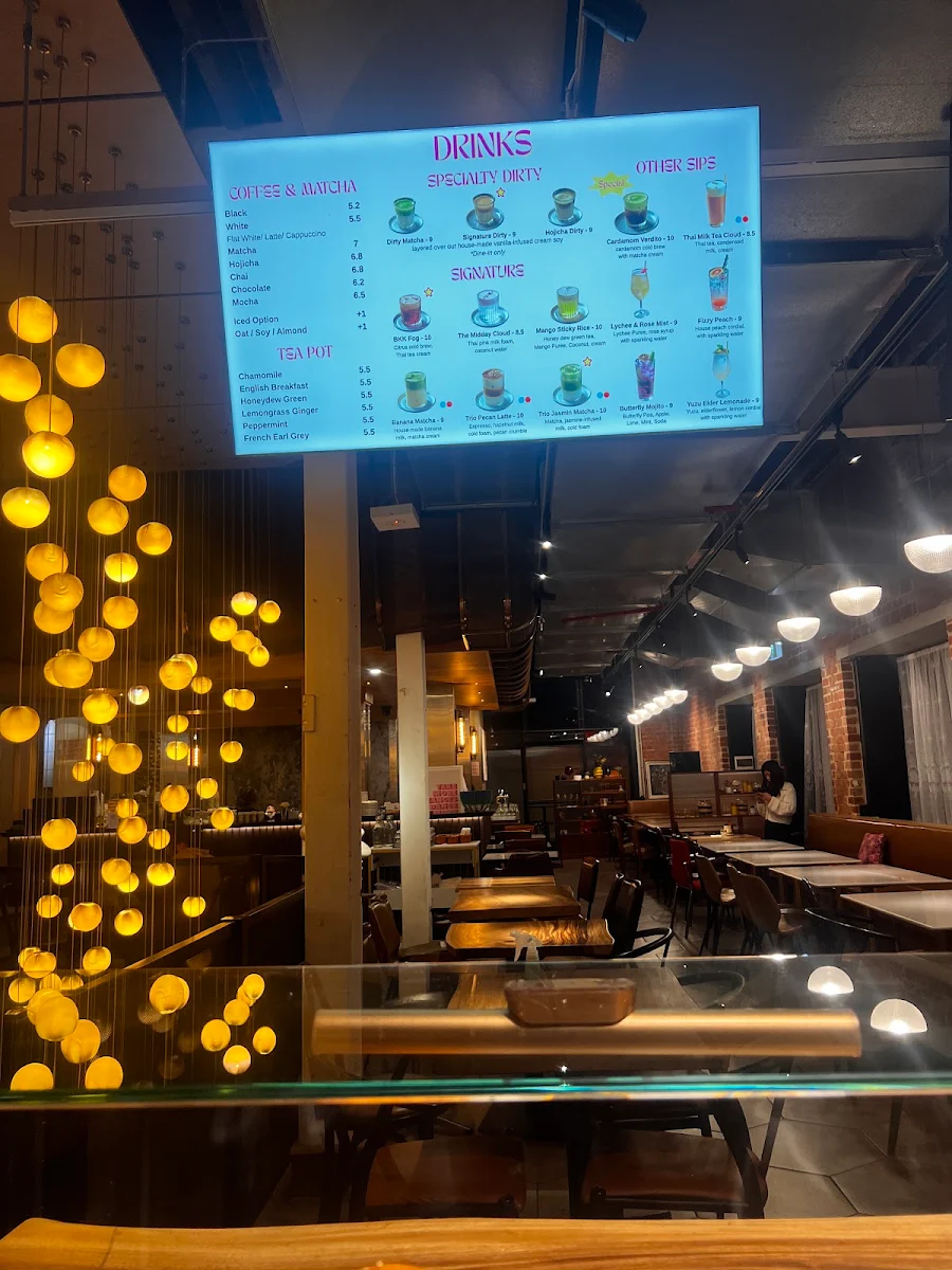 Menu, The Midday Workspace