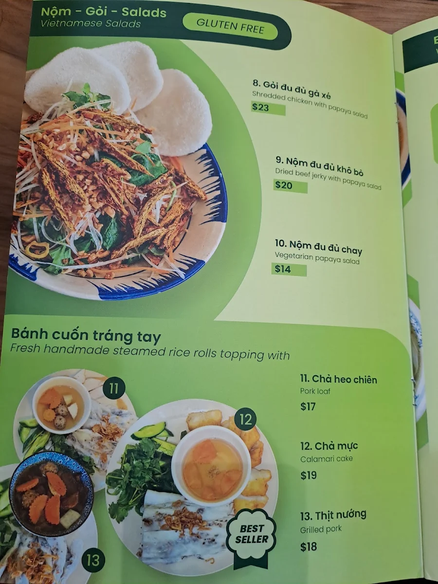 Menu, Gác Bếp