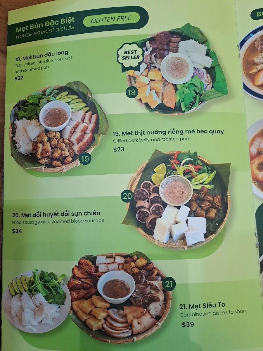 Menu, Gác Bếp
