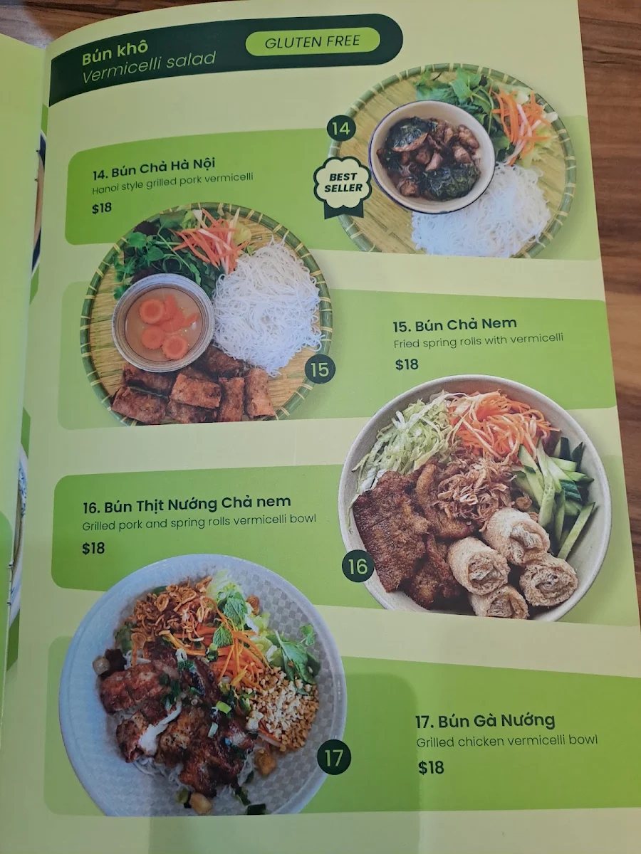 Menu, Gác Bếp