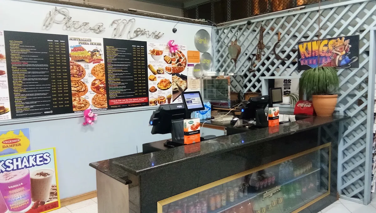 Menu, Australia's Pizza House MODBURY