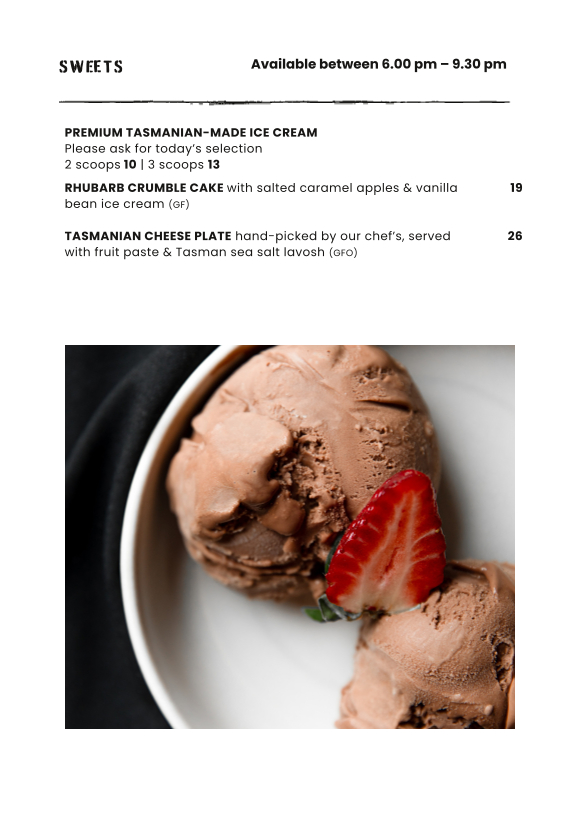 Menu, Stockman’s Restaurant