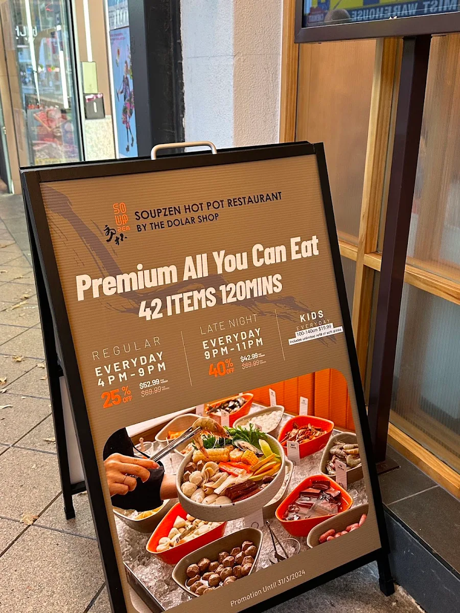 Menu, Sushi Hub Chatswood