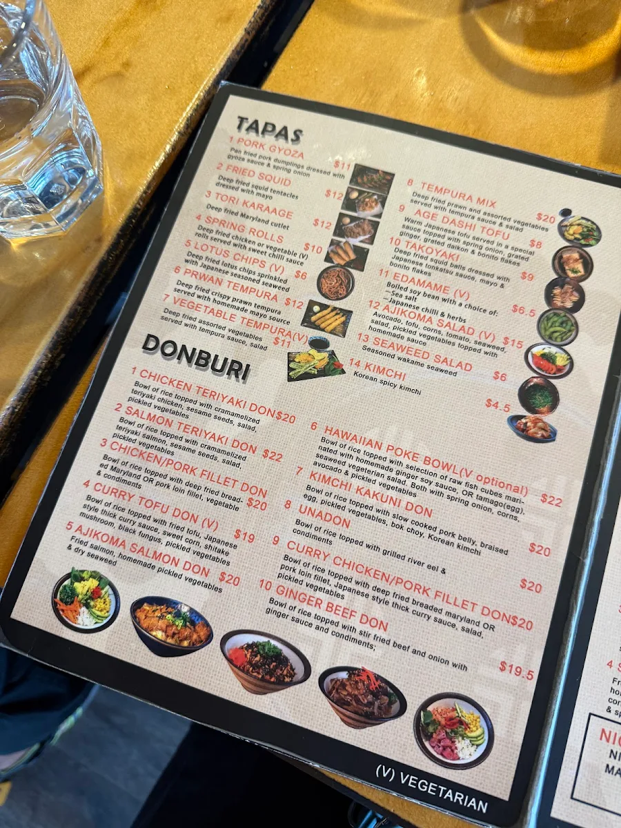 Menu, Ajikoma