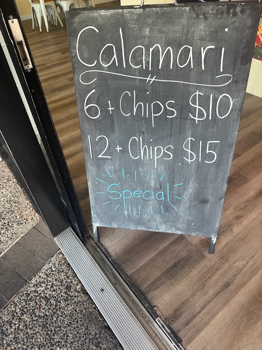 Menu, JFC - Jonno's Fish & Chips
