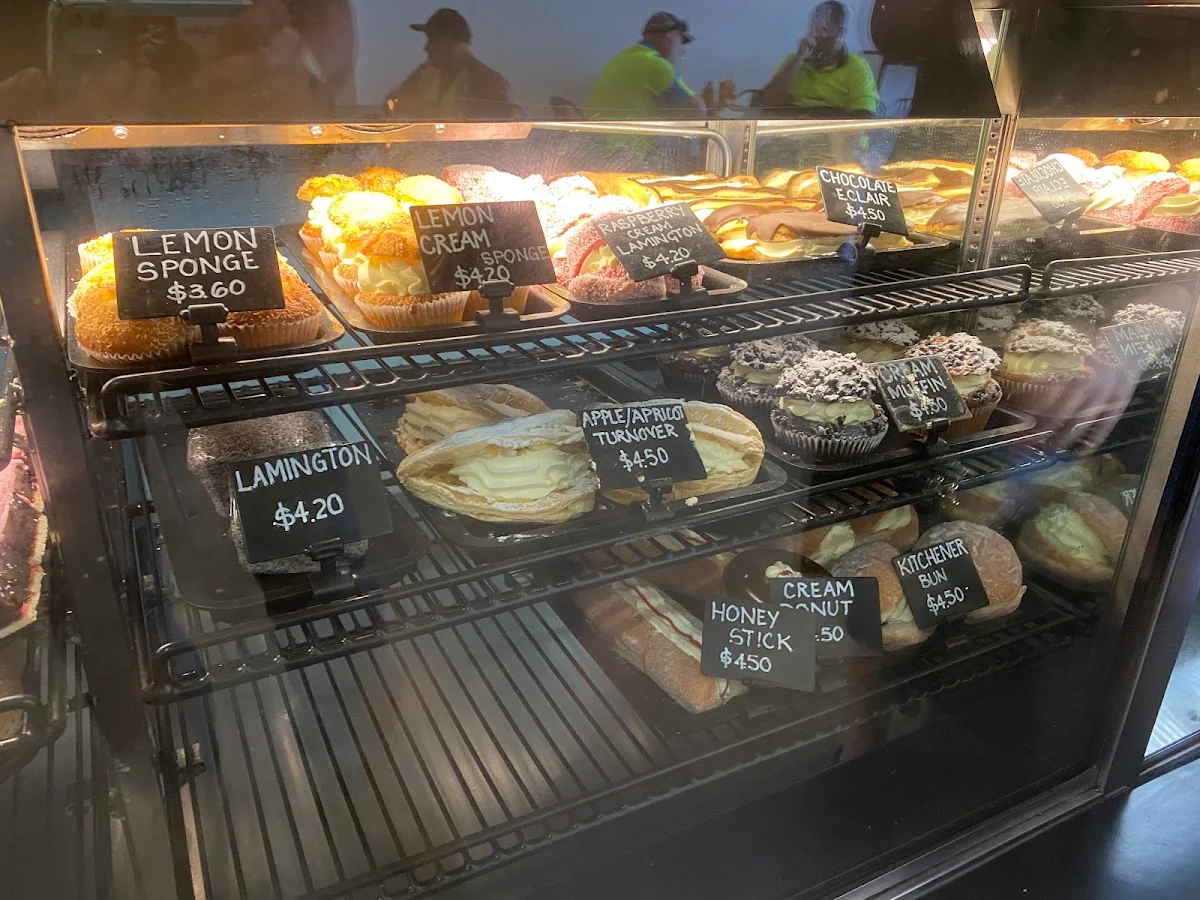 Menu, Ned Kelly's Bakery