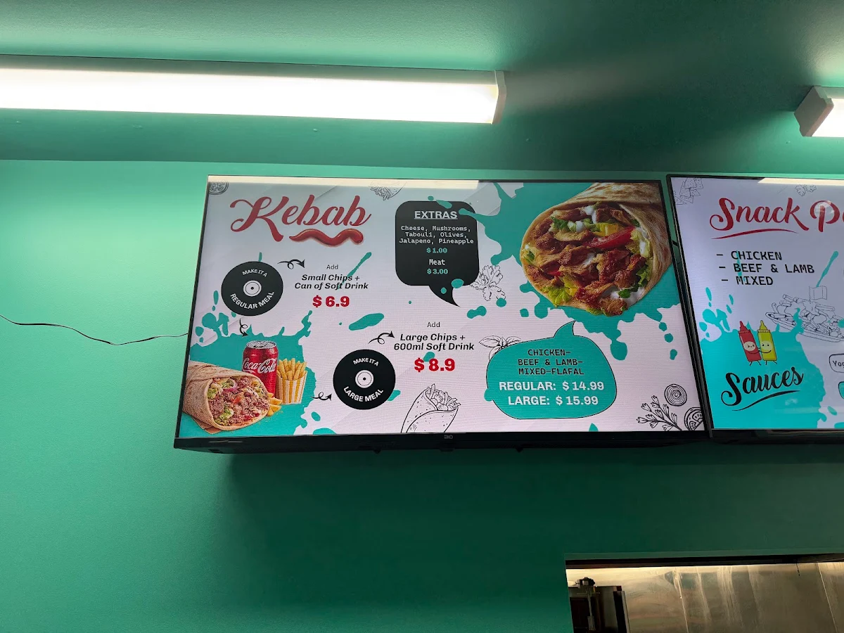 Menu, Urban Pide and Grill