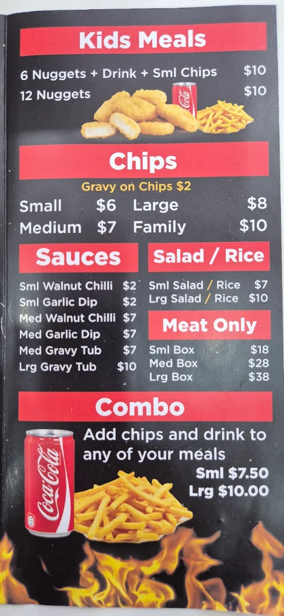 Menu, Kebab & Grill Lab