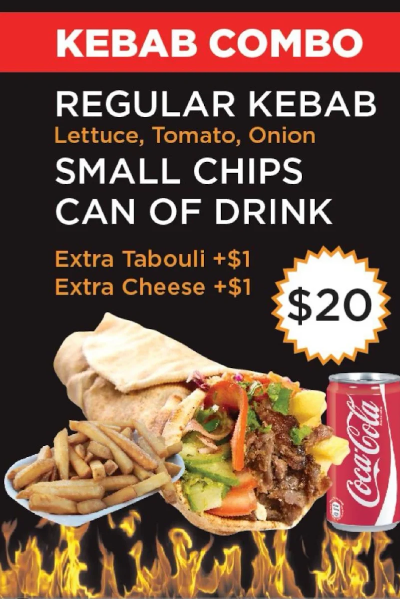 Menu, Kebab & Grill Lab