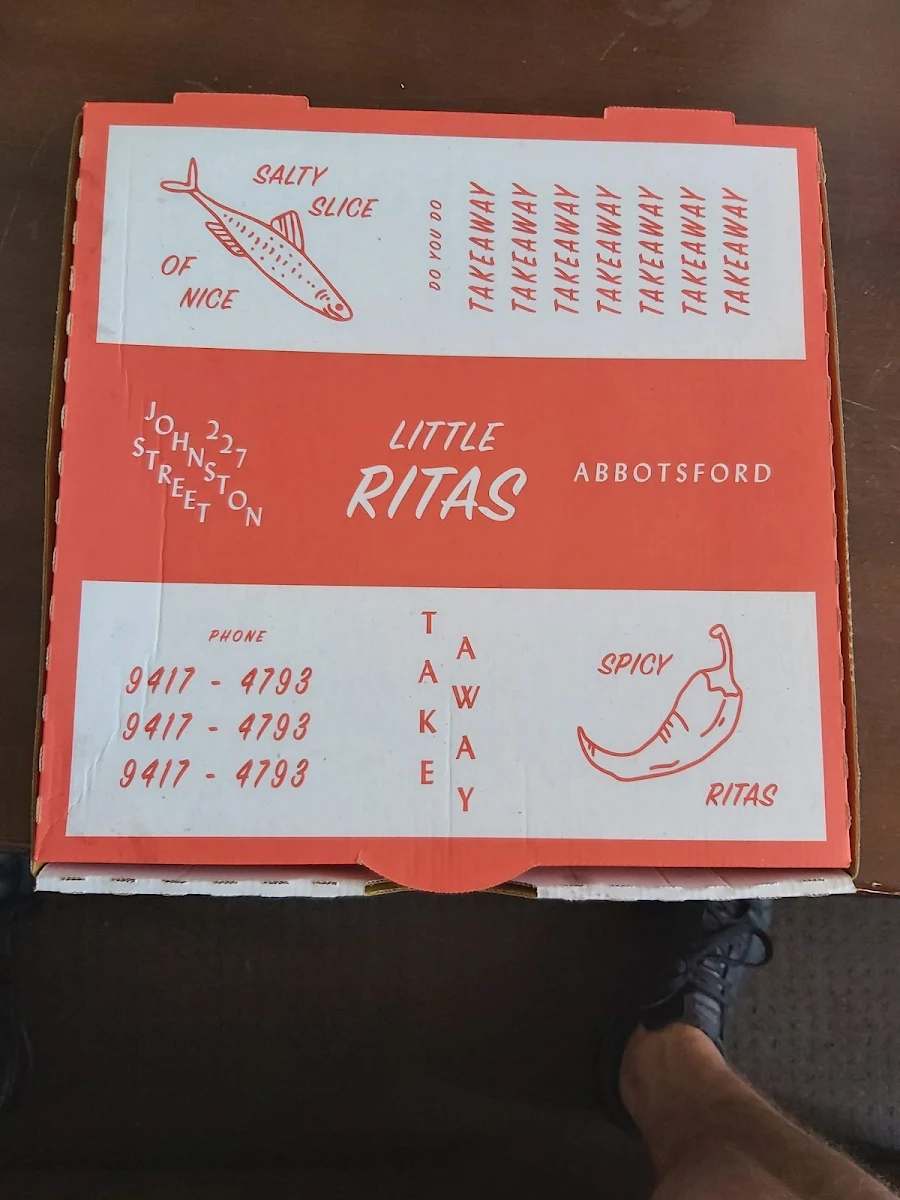 Menu, Little Rita's