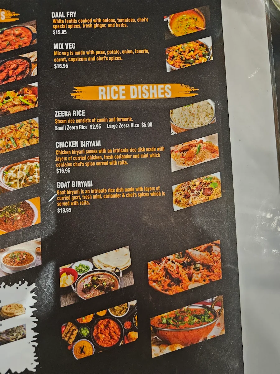 Menu, Qalandari “The Taste of Karachi” Restaurant