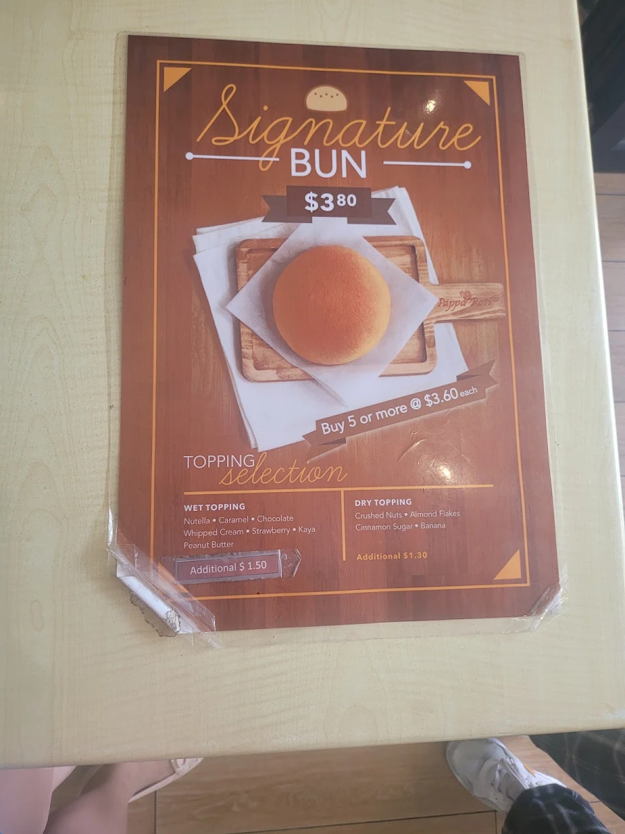 Menu, Papparoti