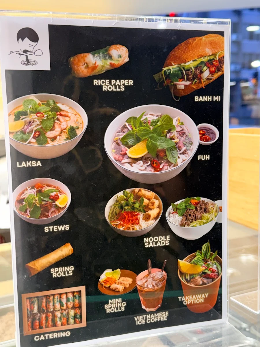 Menu, Eat Fuh North Sydney