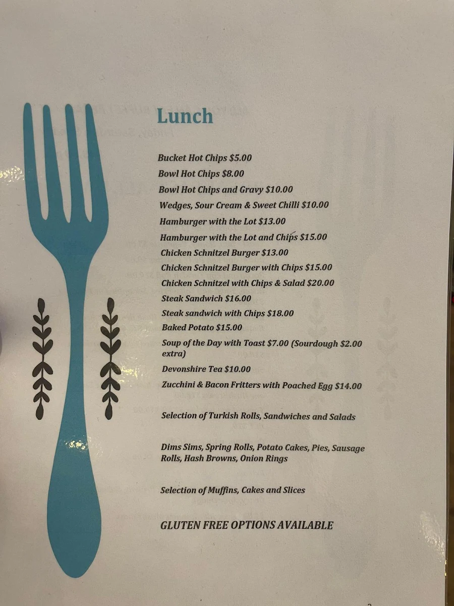 Menu, The Discover India Yarragon