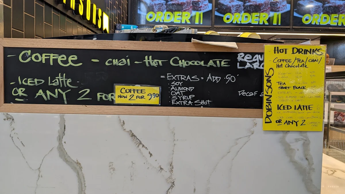 Menu, Dobinsons
