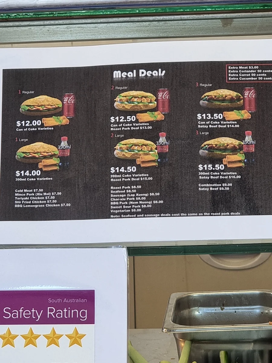 Menu, TD ROLLS
