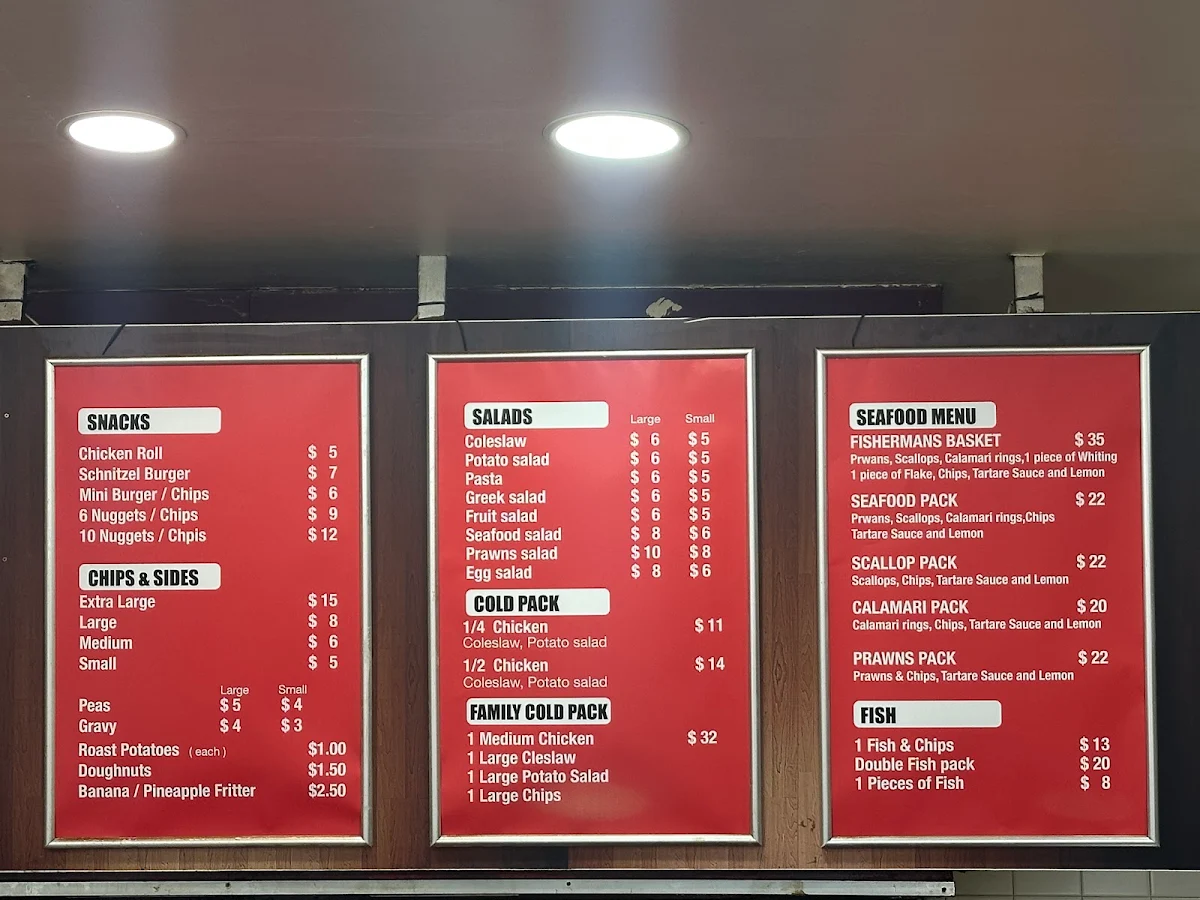 Menu, The Chicken Machine