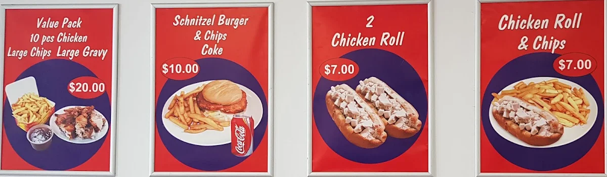 Menu, The Chicken Machine