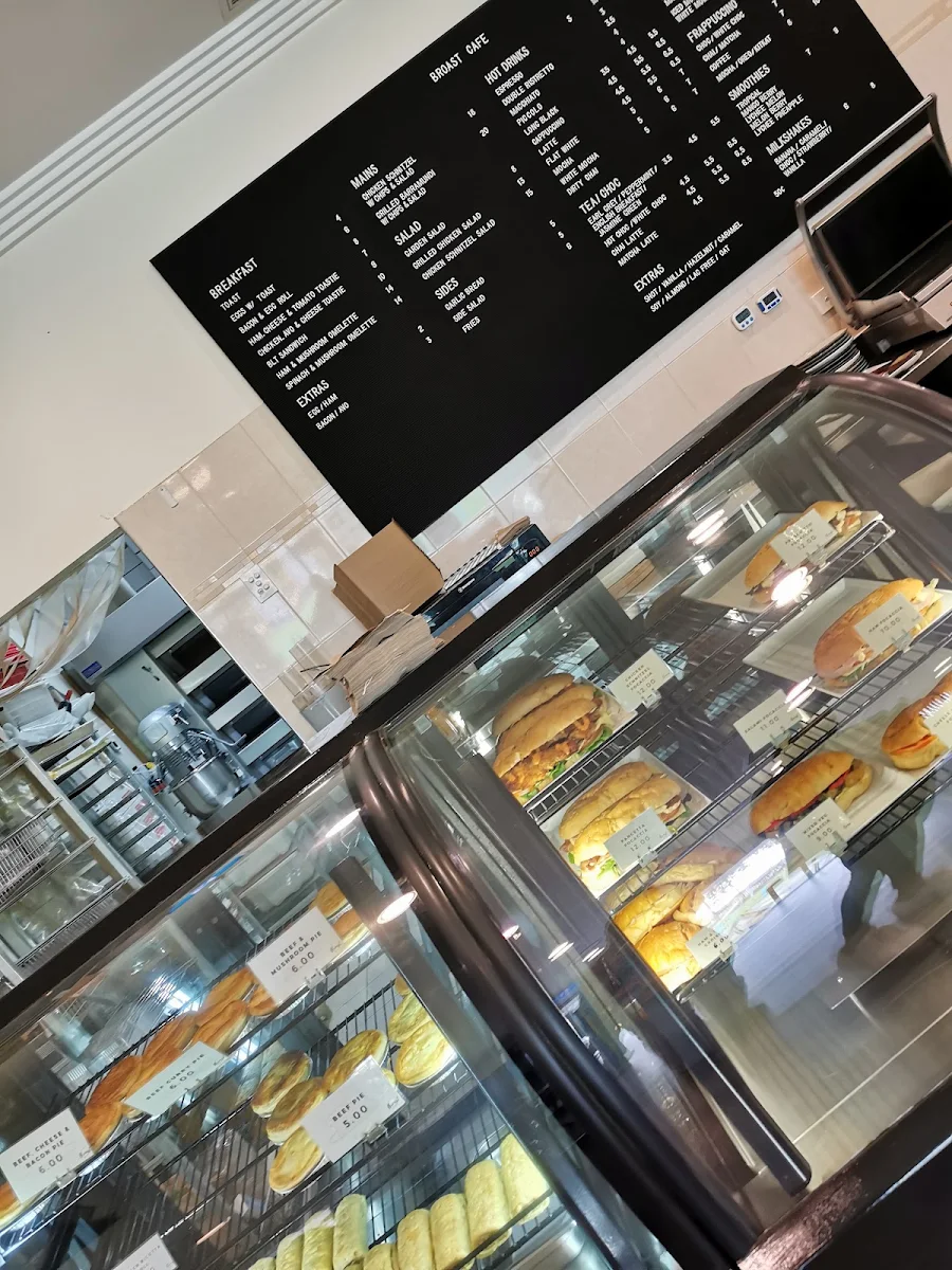 Menu, Broast Cafe
