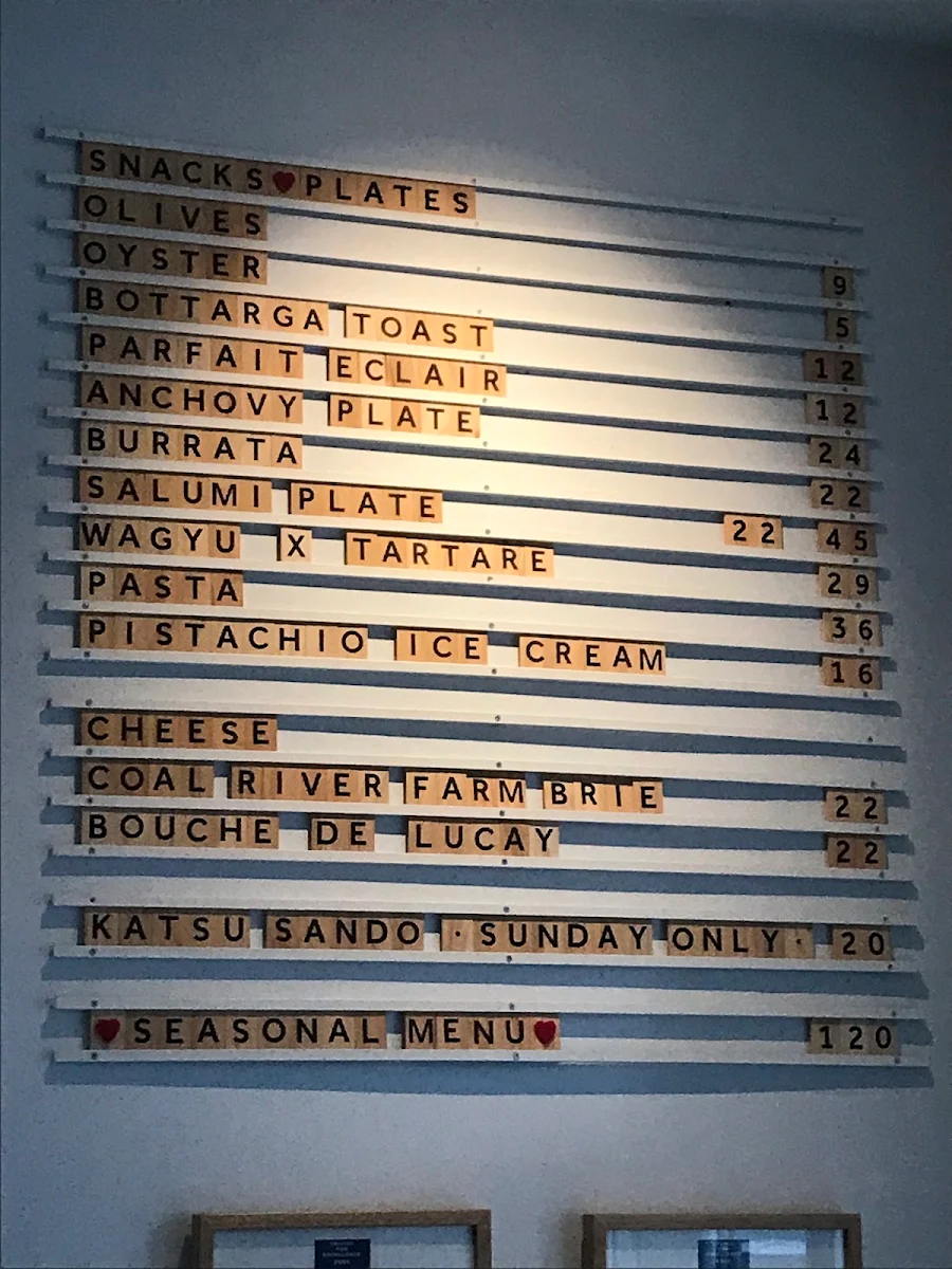 Menu, Institut Polaire