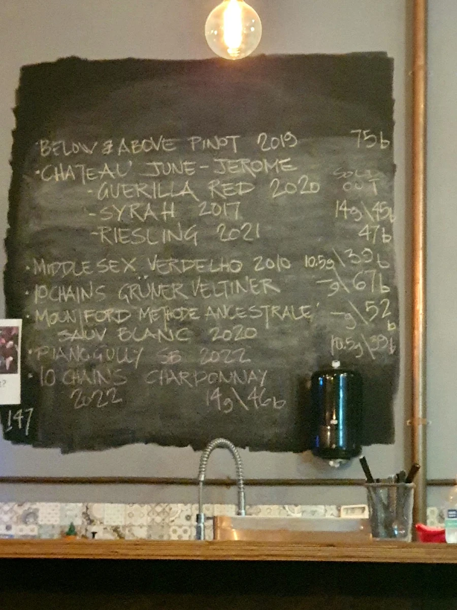Menu, Treehouse Tapas and Wine Bar