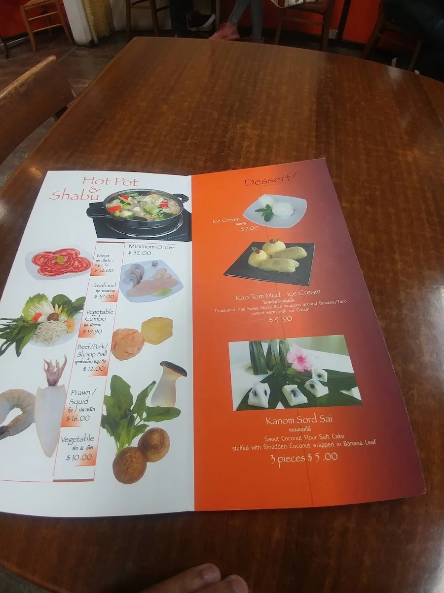 Menu, Hot Pot & Shabu
