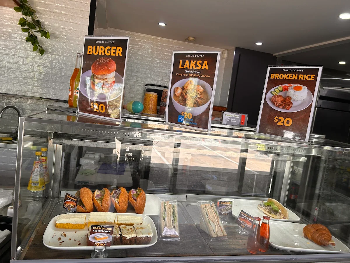 Menu, Emilio coffee