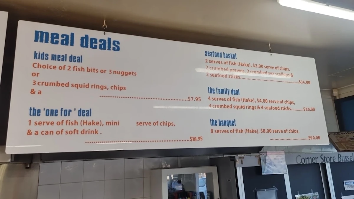 Menu, The Corner Store, Asian Mart Superette Food2Go