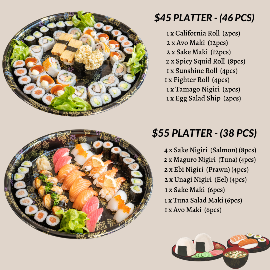 Menu, Ace Wasabi Mermaid Waters
